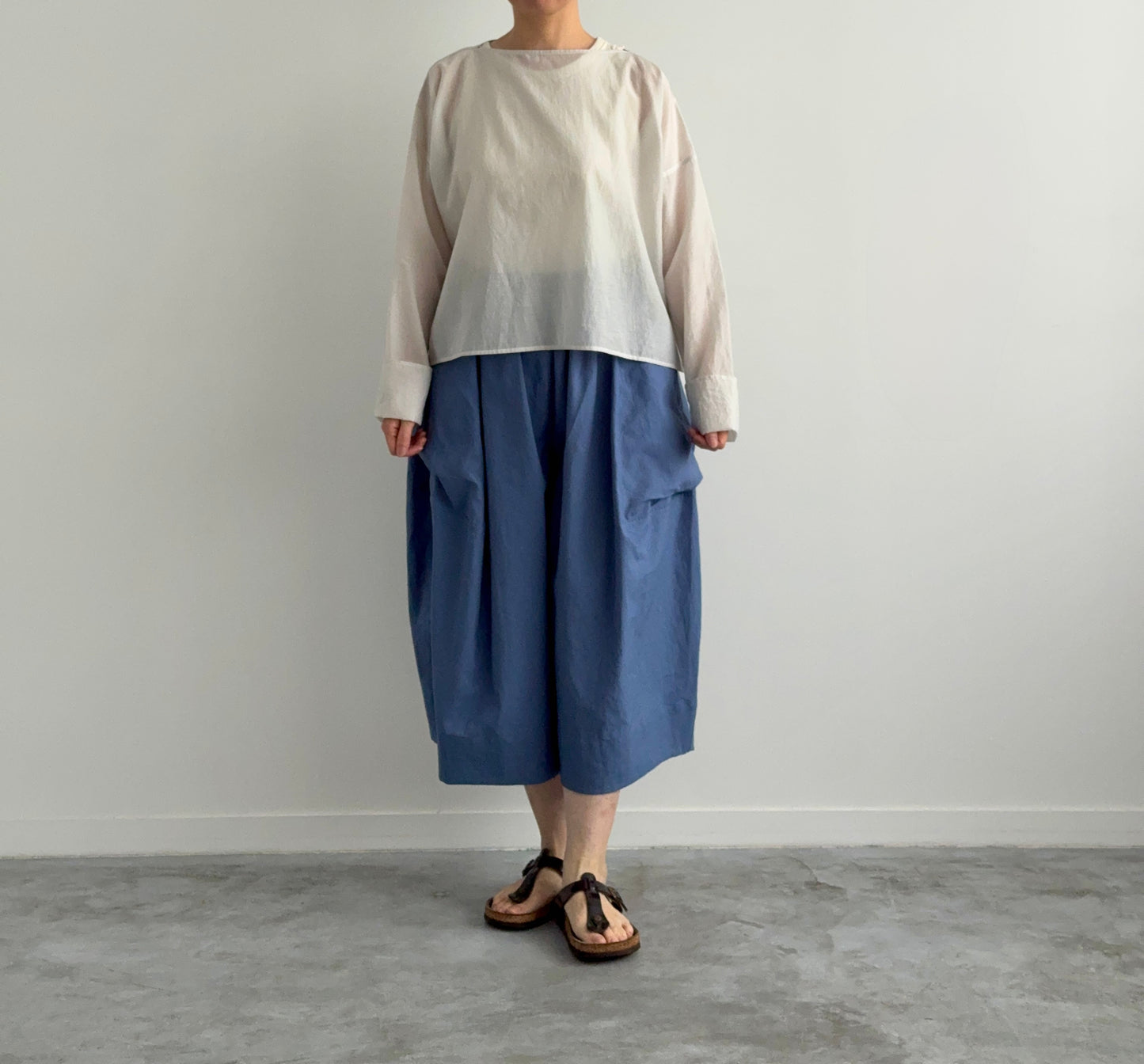 BIG POCKET CULOTTES (BLUE)