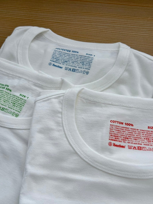 Yonetomi 3PACK T-SHIRT Yonetomi 米富繊維 Tシャツ　通販　広島
