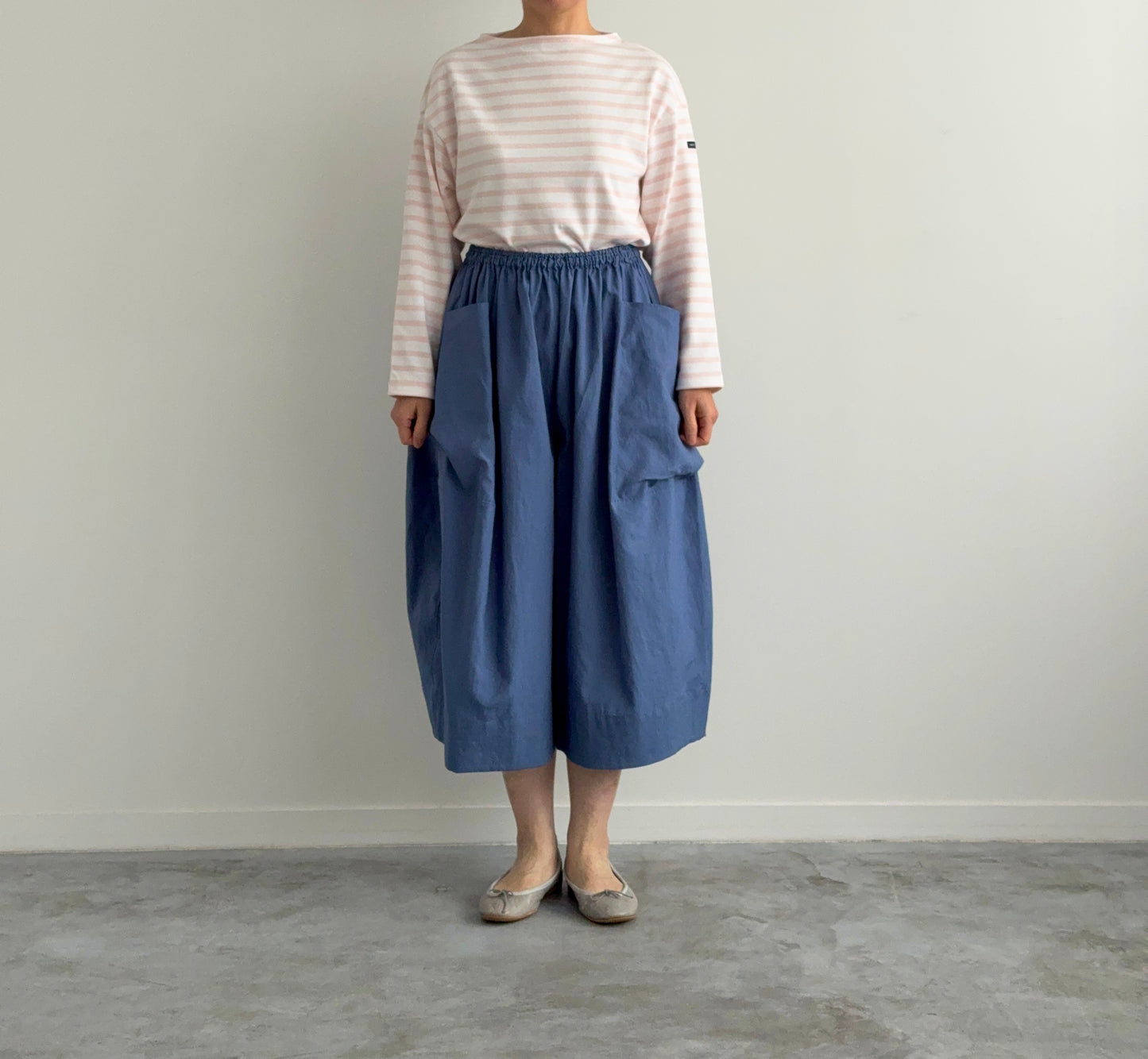 BIG POCKET CULOTTES (BLUE)