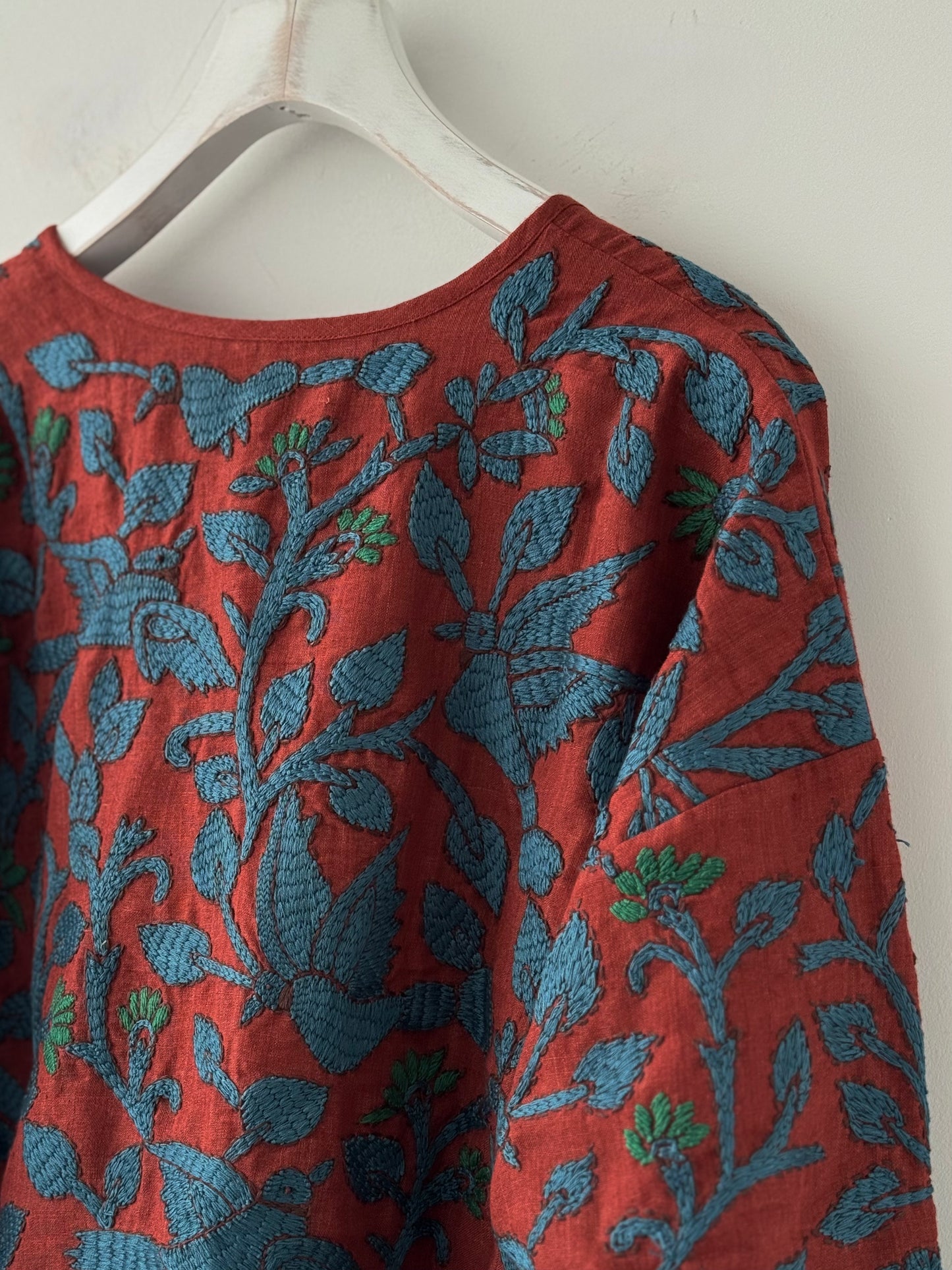 BIRDS EMBROIDERY BLOUSON
