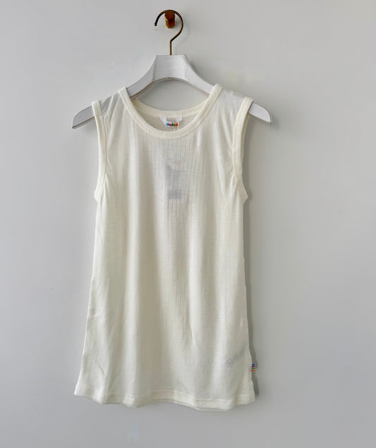 WOOL KIDS BASIC  UNDERSHIRT (150)　JOHA 　ヨハ　キッズサイズ　ウールインナー タンクトップ　通販　取扱店