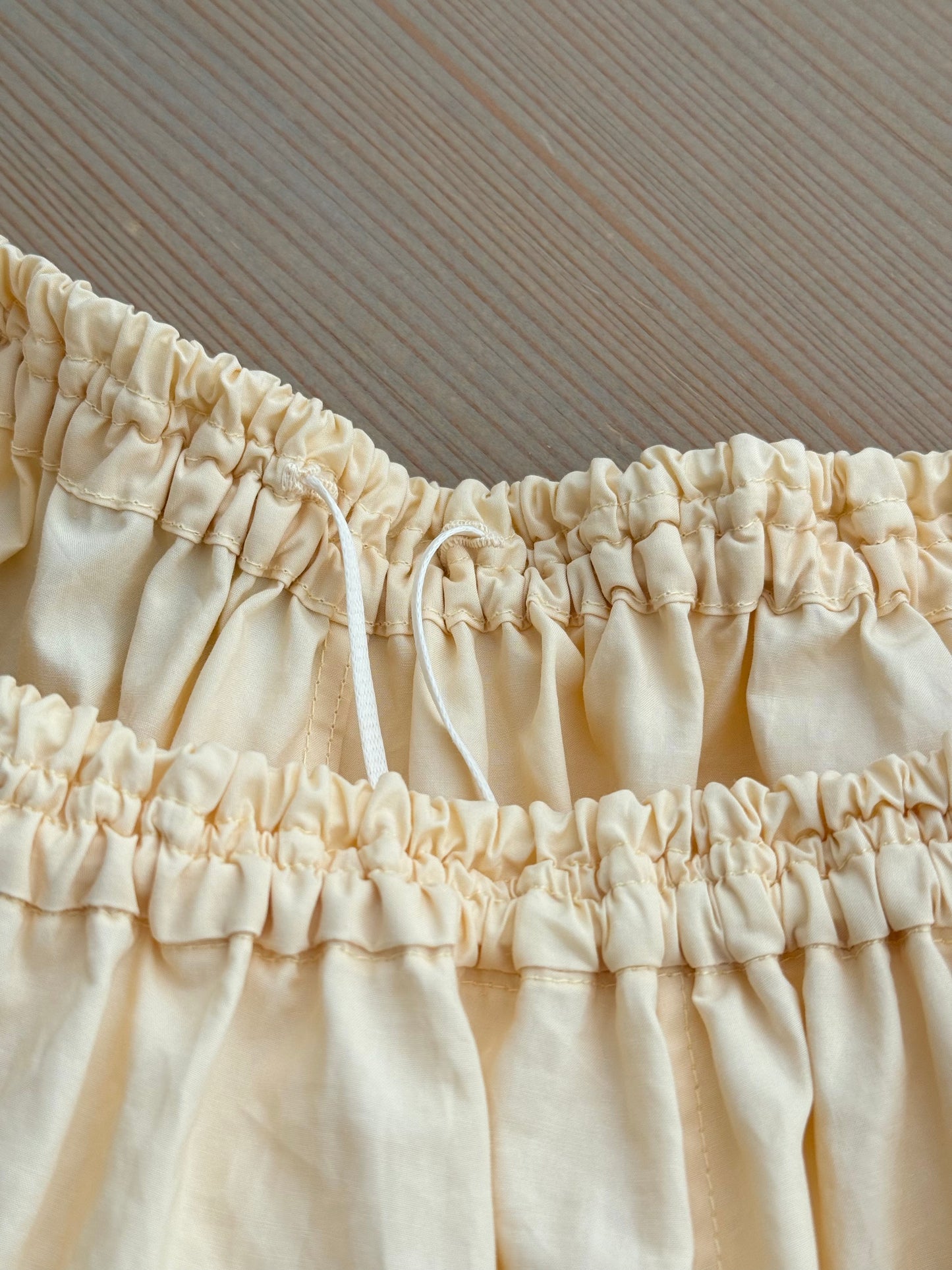 BIG POCKET CULOTTES (CREAM YELLOW)