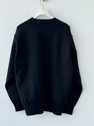 RIGID CASHMERE SWEATER P/O ( BLACK )