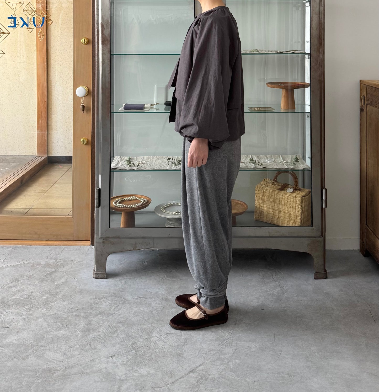 RIBBON PANTS (NAVY)　リボンパンツ　TENNE HANDCRAFTED MODERN　通販　取扱店