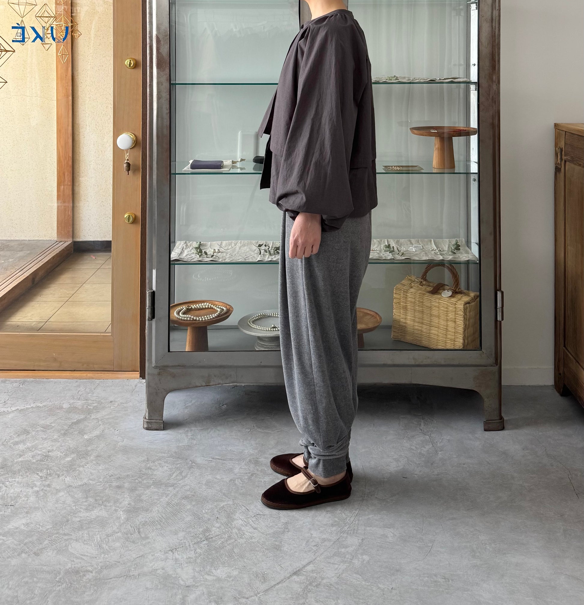 RIBBON PANTS (NAVY)　リボンパンツ　TENNE HANDCRAFTED MODERN　通販　取扱店