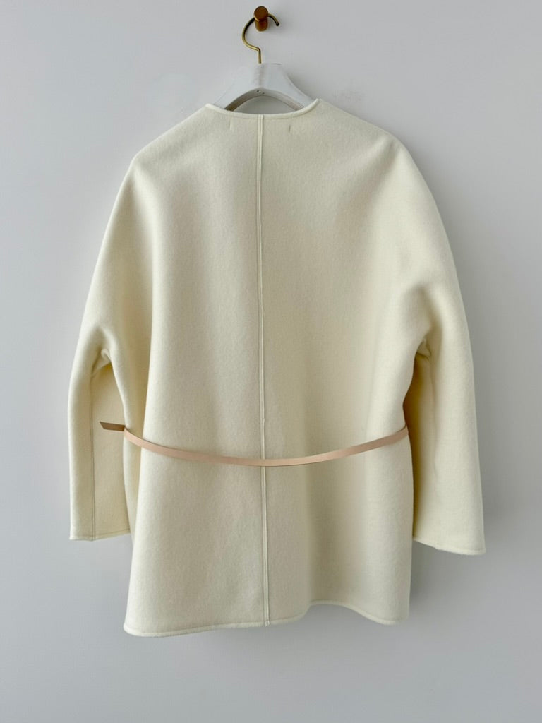 SUPER 140s WOOL NO COLLAR JACKET TENNE HANDCRAFTED MODERN