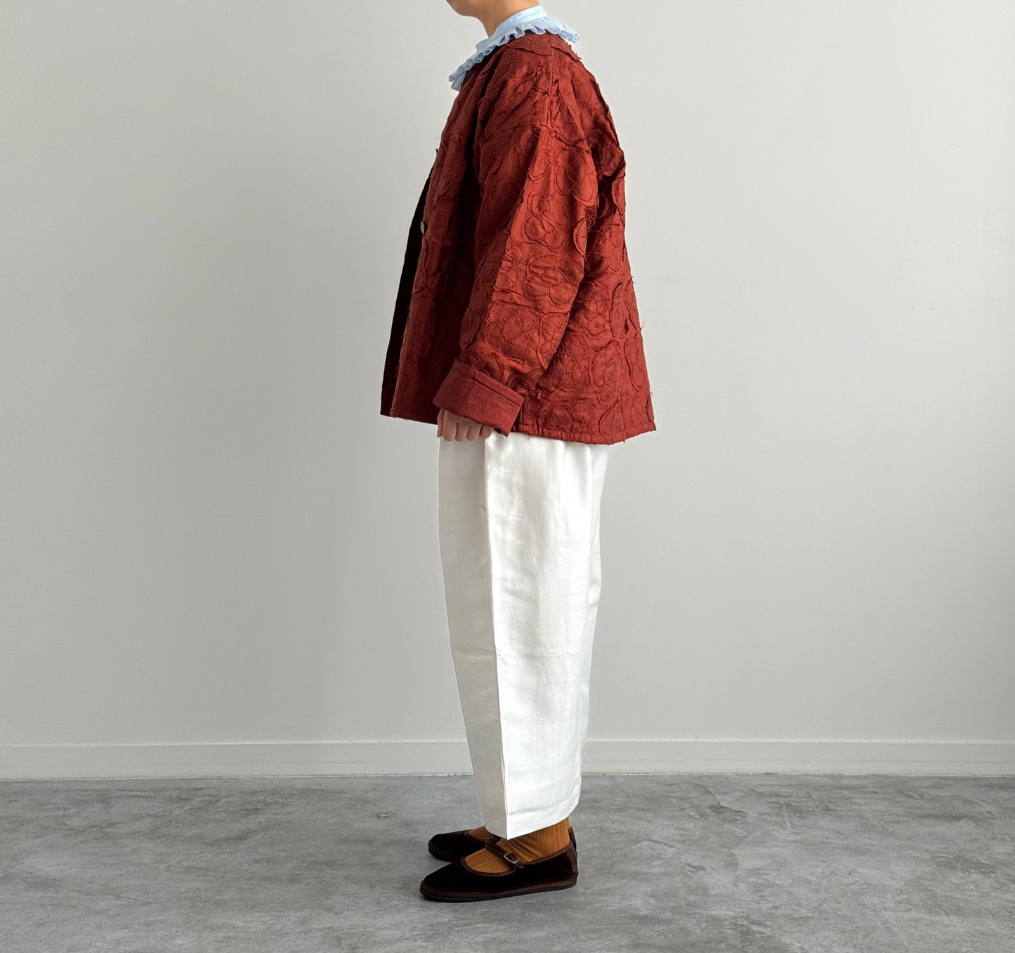 FLOWER QUILTING BLOUSON　BUNON　ブノン　ブルゾン　通販　広島　着画　横