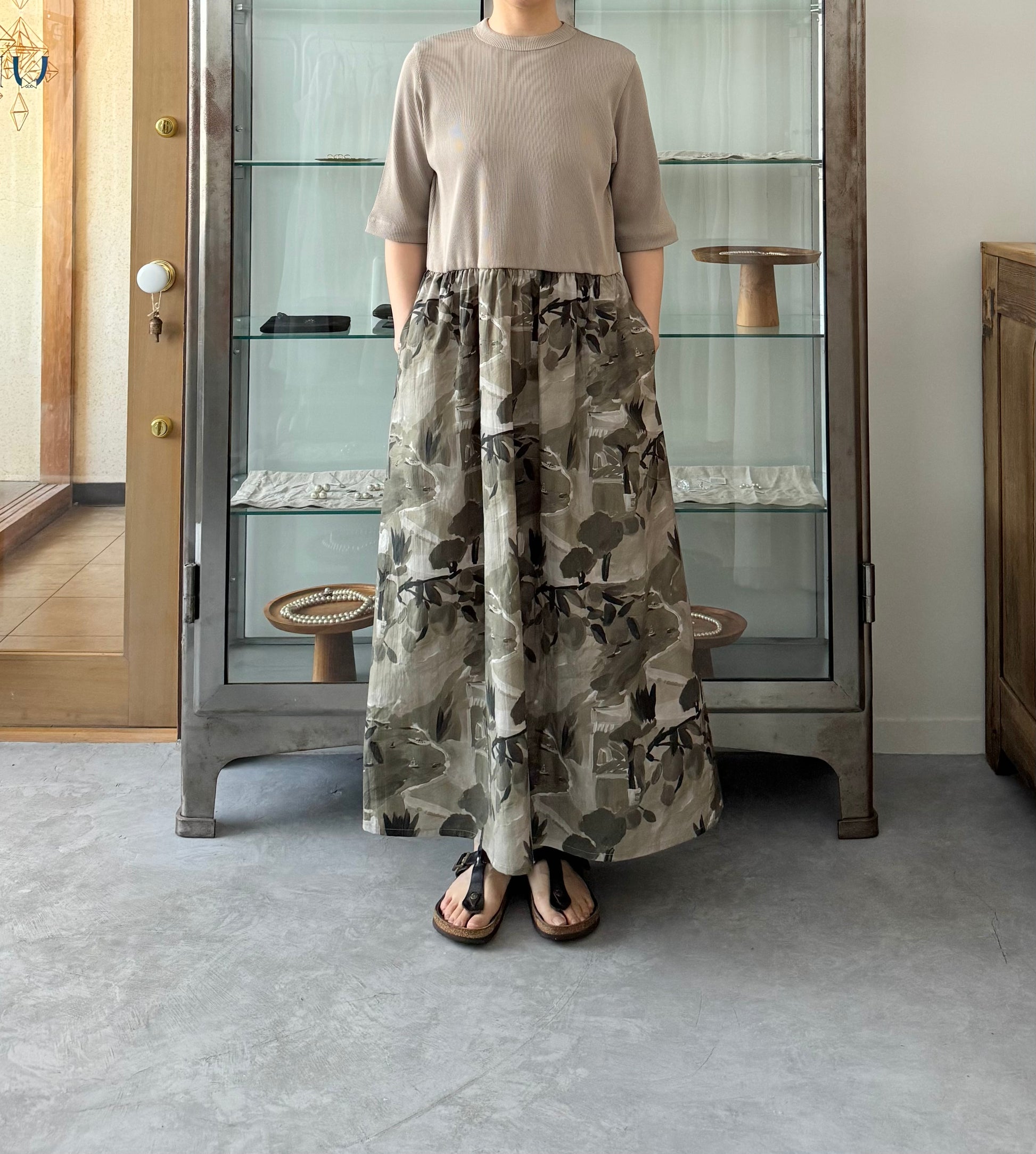 コンビネーションROBE (プリント）CHEVA plus ワンピース　通販　取扱店