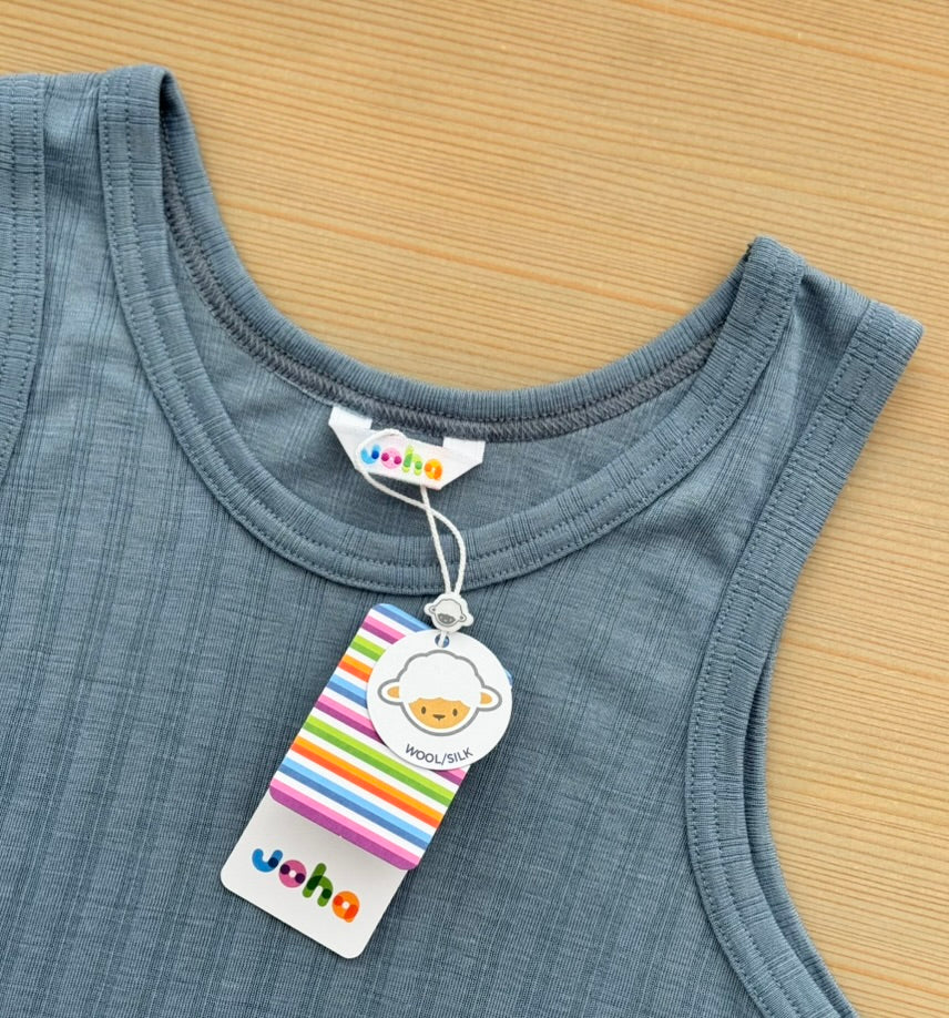 UNDERSHIRT (150)　JOHA 　ヨハ　キッズサイズ　ウールインナー タンクトップ　通販　取扱店