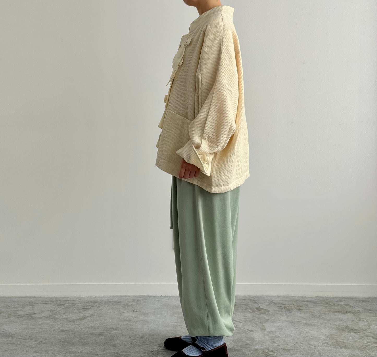 RIBBON RAGLAN JACKET
