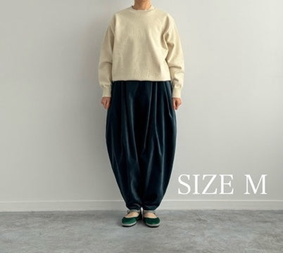 3 TUCK TAPERED PANTS ( BLUE )