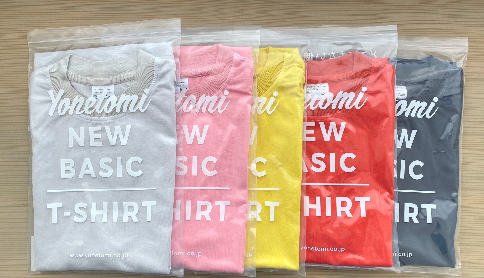 NEW BASIC GARMENT DYE T-SHIRT Yonetomi 米富繊維　Tシャツ　通販