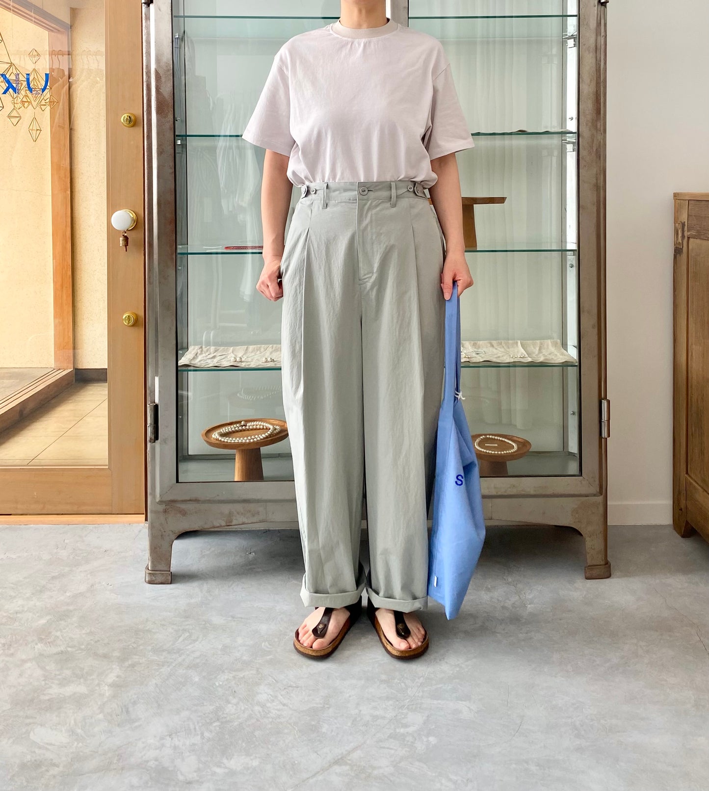 NEW BASIC GARMENT DYED T-SHIRT Yonetomi 米富繊維　Tシャツ　通販　取扱店