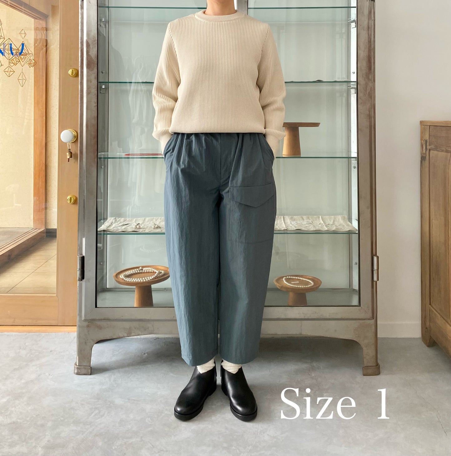 EX FINE WOOL RIB KNIT PULLOVER　Yonetomi 米富繊維　通販